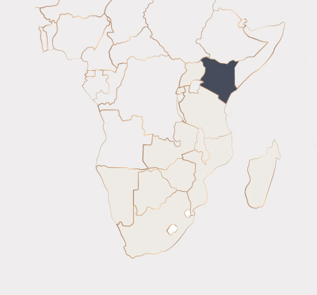 Africa Map - Kenya